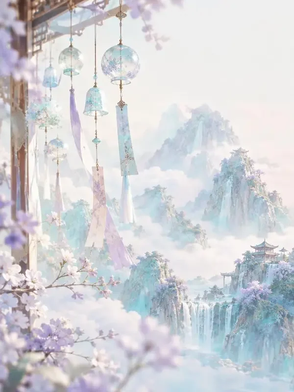 红果短剧《山海铃音》古装言情封面海报
