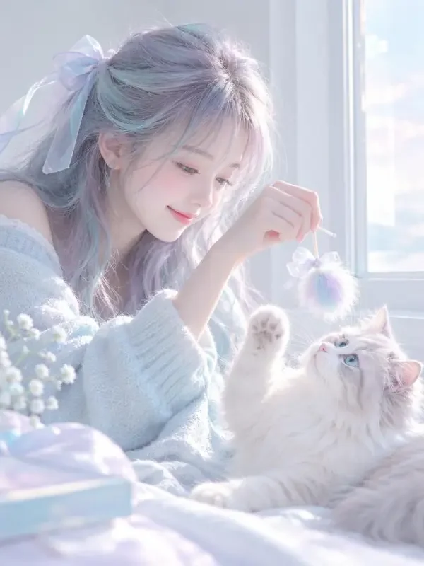 红果短剧《云养一只猫》治愈日常封面海报